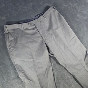 Charles Tyrwhitt Wool Dress Pants Slim Fit Gray‎ Trousers Mens 40W